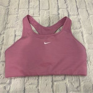 NIKE Dri-FIT Swoosh Pink Sports Bra